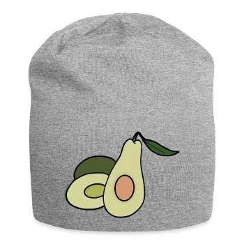 Délicieux fruit avocat - Bonnet en jersey - gris chiné - Devant