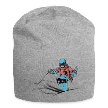 Ski de bosses - Bonnet en jersey - gris chiné - Devant