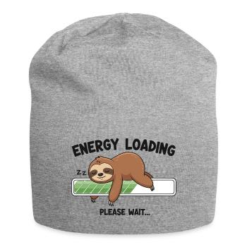 Batterie-Nap-Modus - Jersey-Beanie - Grau meliert - Vorne
