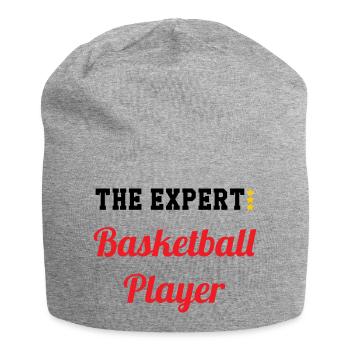 The Basketball Expert - Jersey Beanie - heather grey - Front