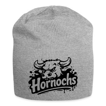 Hornochs - Jersey-Beanie - Grau meliert - Vorne