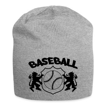 Baseball Logo - Jersey Beanie - heather grey - Front