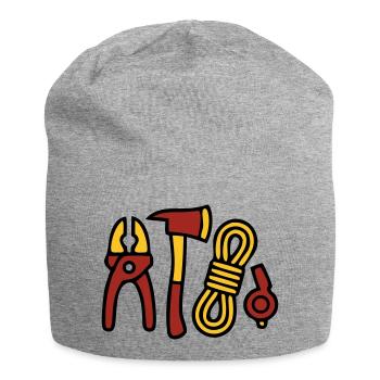 Fire Brigade Tool Graphics - Jersey Beanie - heather grey - Front