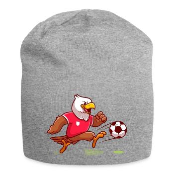 Eagle Maskottchen Striker Kick - Jersey-Beanie - Grau meliert - Vorne