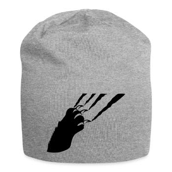 griffe de l'animal - Bonnet en jersey - gris chiné - Devant