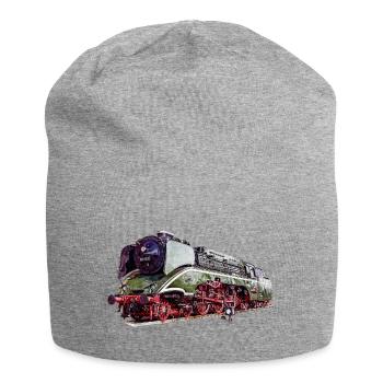 Dampflok 18 201 - Jersey-Beanie - Grau meliert - Vorne