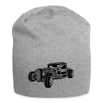 Hot Rod / Rad Rod 06_schwarz - Jersey Beanie - heather grey - Front