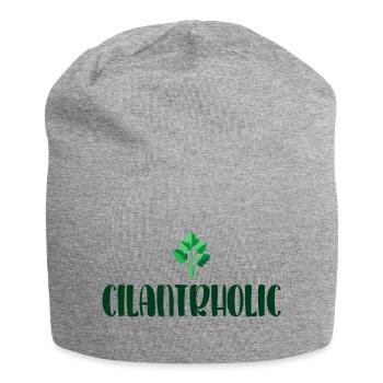 Cilantrholic Nourriture Herbe J'aime La Coriandre - Bonnet en jersey - gris chiné - Devant