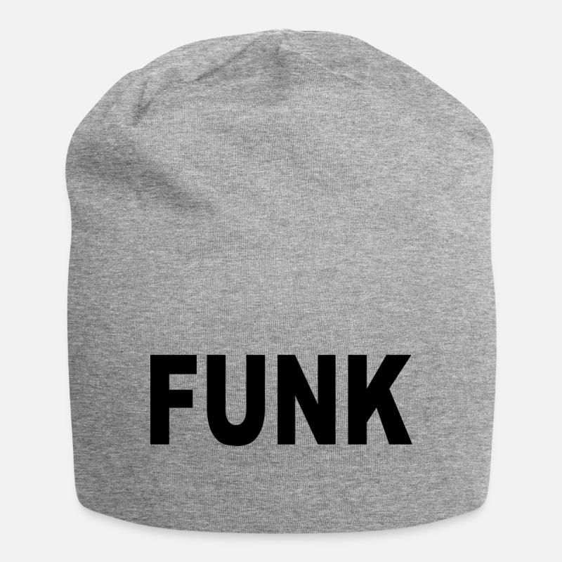 FUNK - Jersey-Beanie - Grau meliert