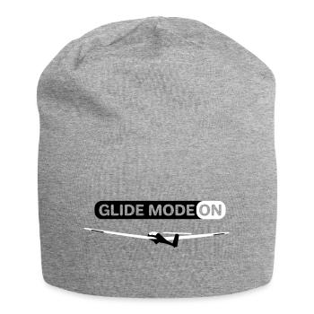 Segelflugzeug Segelfliegen Segelflug Segelflieger - Jersey-Beanie - Grau meliert - Vorne