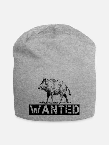 WANTED WILDSCHWEINE - Jersey-Beanie - Grau meliert