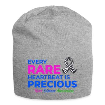 Precious Heartbeats Rare Disease Awareness - Jersey Beanie - heather grey - Front