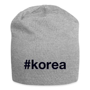 KOREA Hashtag - Jersey-Beanie - Grau meliert - Vorne