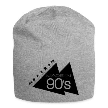Fabriqué dans les années 90 _Noir_ - Bonnet en jersey - gris chiné - Devant