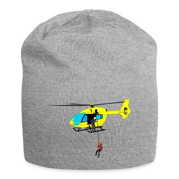 Hubschrauber Helikopter Hélicoptère Pilote Spotter - Bonnet en jersey - gris chiné - Devant