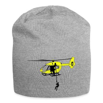 Hubschrauber Helikopter Pilote d’hélicoptère Spotter - Bonnet en jersey - gris chiné - Devant