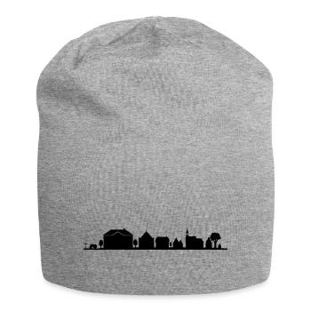 Votre village - votre horizon - Bonnet en jersey - gris chiné - Devant