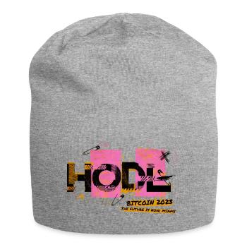 Bitcoin 2023 (Miami) - The Future is Now, Miami - Jersey Beanie - heather grey - Front