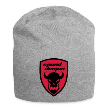Speed Demon - Jersey-Beanie - Grau meliert - Vorne