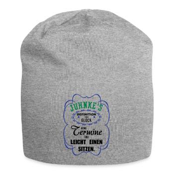Leicht einen sitzen - Jersey-Beanie - Grau meliert - Vorne