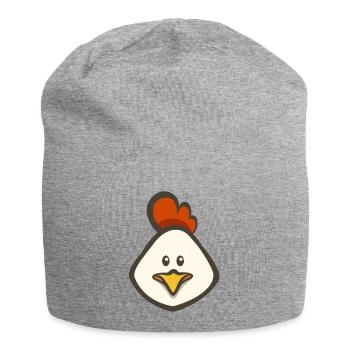 hen - Jersey Beanie - heather grey - Front