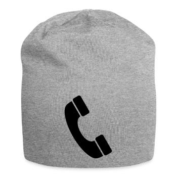 hörer - Jersey-Beanie - Grau meliert - Vorne