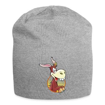 ass - Jersey Beanie - heather grey - Front