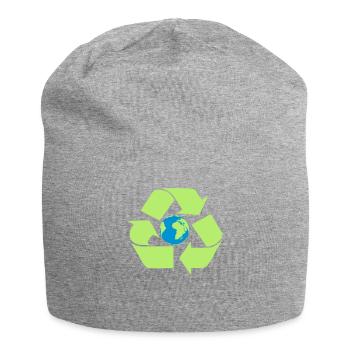 Terre de recyclage - Bonnet en jersey - gris chiné - Devant