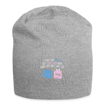 CHEMISTRY SCIENCE: OXYGEN AND MAGNESIUM GIFT - Jersey Beanie - heather grey - Front
