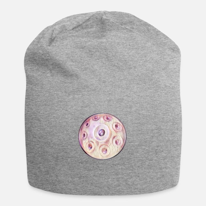 Handpan diamant - Bonnet en jersey - gris chiné