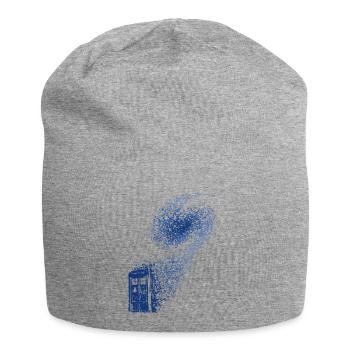TARDIS: Time and Relative Dimension in Space - Jersey Beanie - heather grey - Front