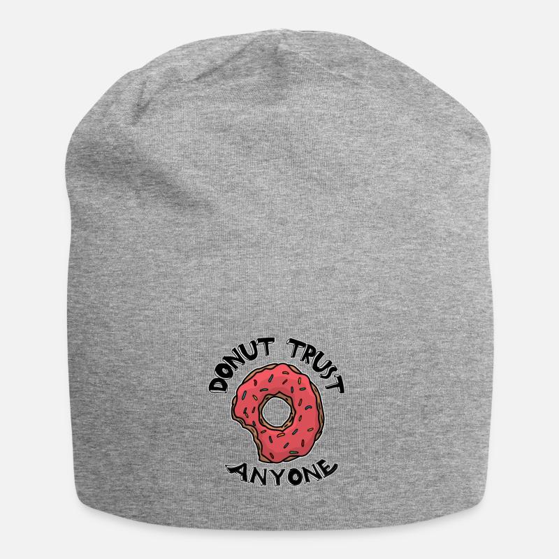 Donut - Jersey-Beanie - Grau meliert