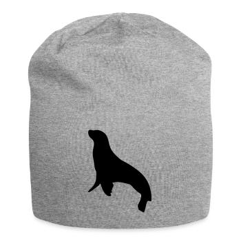 see robbe tier - Jersey-Beanie - Grau meliert - Vorne