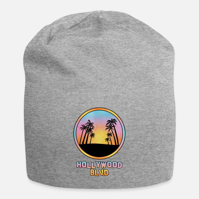 Hollywood Blvd - Bonnet en jersey - gris chiné