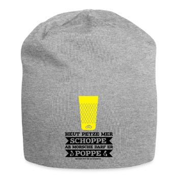 JGA hessisch Frankfurt Apfelwein Crew - Jersey-Beanie - Grau meliert - Vorne