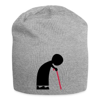 grandma - Jersey Beanie - heather grey - Front