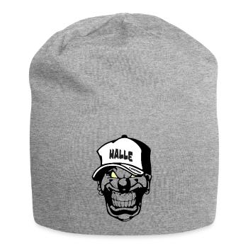 Halle Clown - Jersey-Beanie - Grau meliert - Vorne