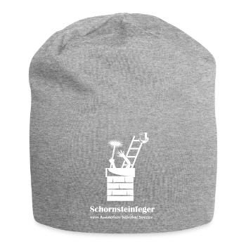 Schornsteinfeger - Jersey-Beanie - Grau meliert - Vorne