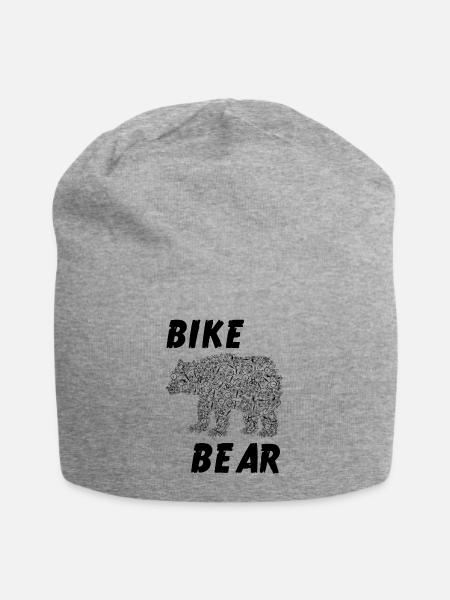 Fahrrad Bär - Jersey-Beanie - Grau meliert