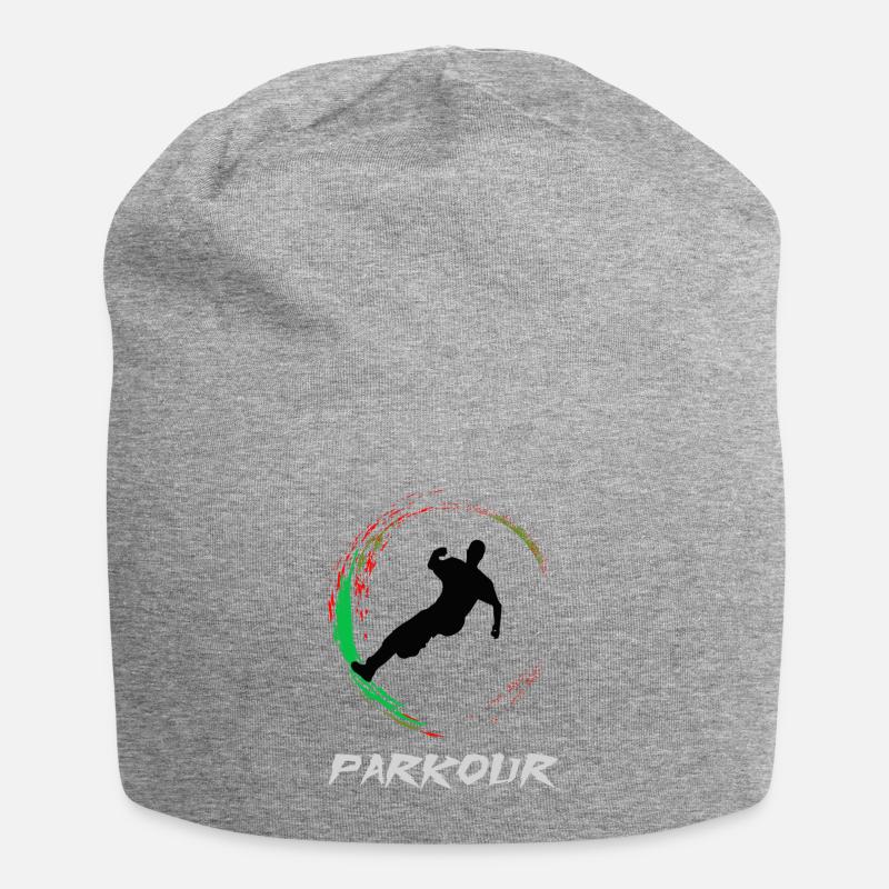 Parkour - Jersey-Beanie - Grau meliert