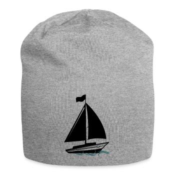 Voilier - Bonnet en jersey - gris chiné - Devant