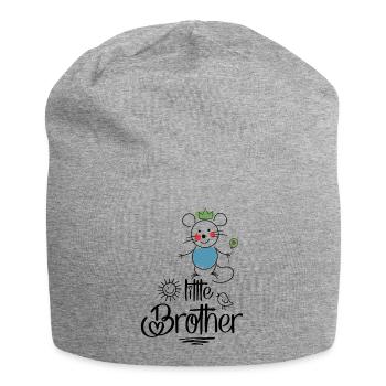 little brother - Jersey Beanie - heather grey - Front