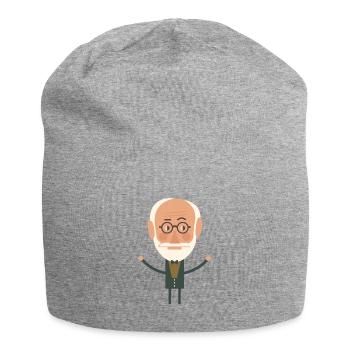 Sigmund Freud - Jersey Beanie - heather grey - Front