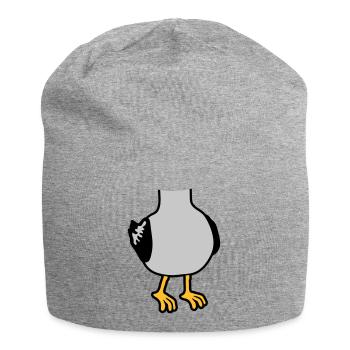 Seagull without head costume - Jersey Beanie - heather grey - Front