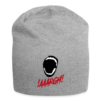 Argh!!! Schreien!!! - Jersey-Beanie - Grau meliert - Vorne