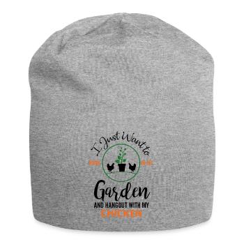 Hobby gardeners, fruit and vegetable gardeners - Jersey Beanie - heather grey - Front