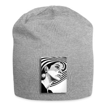Beautiful Woman - Jersey Beanie - heather grey - Front