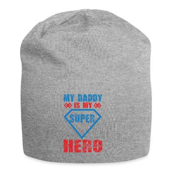 Super Hero Dad - Jersey-Beanie - Grau meliert - Vorne