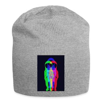 Parallel - Jersey-Beanie - Grau meliert - Vorne