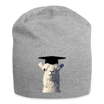 Schulabschluss Bachelor Studium Absolvent Alpaka - Jersey-Beanie - Grau meliert - Vorne